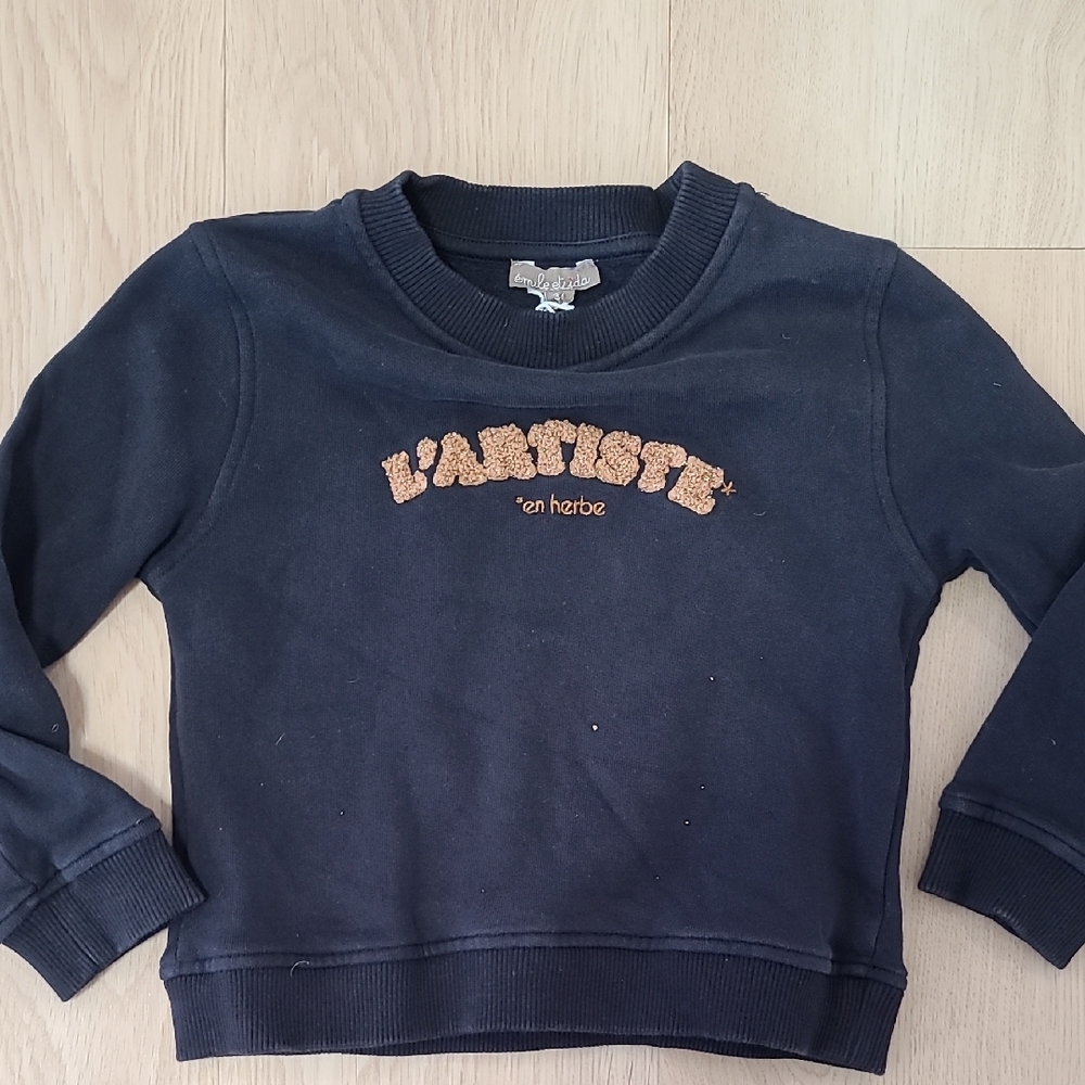 Emile et Ida Navy Sweatshirt